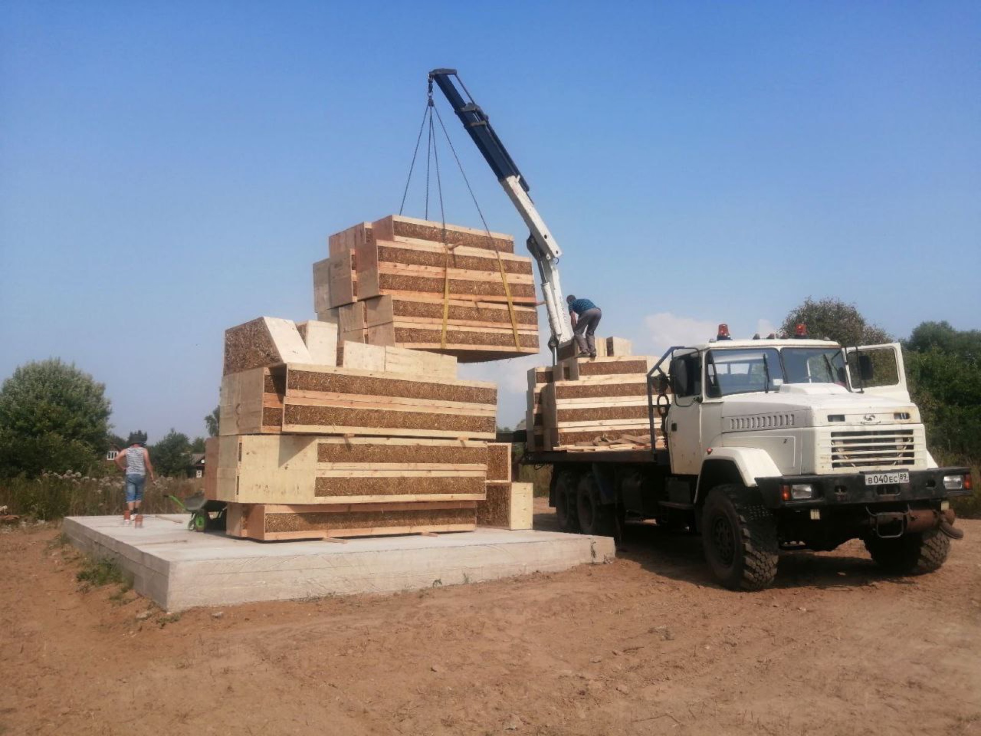 Строительство соломенного дома